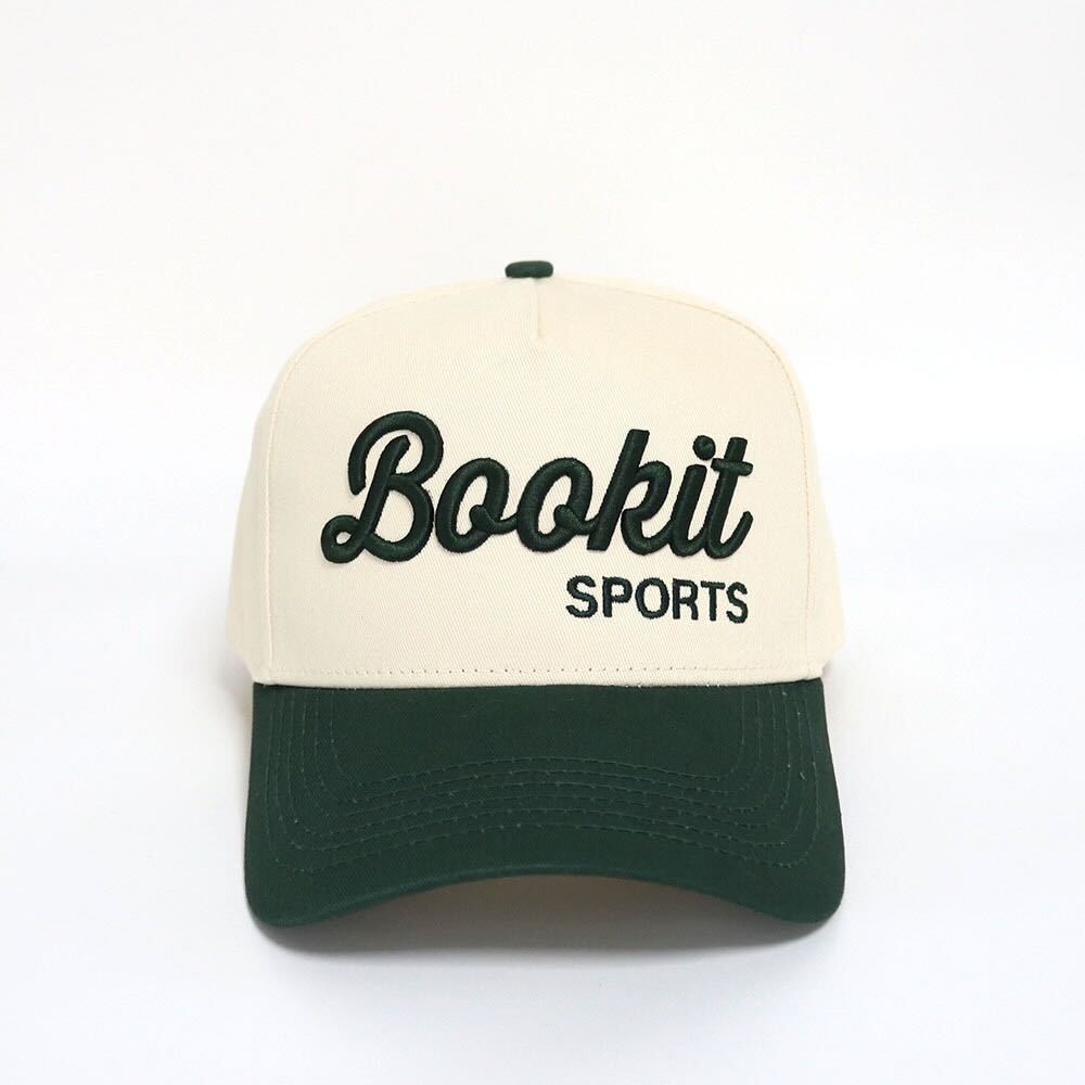 Bookit Green Script Hat