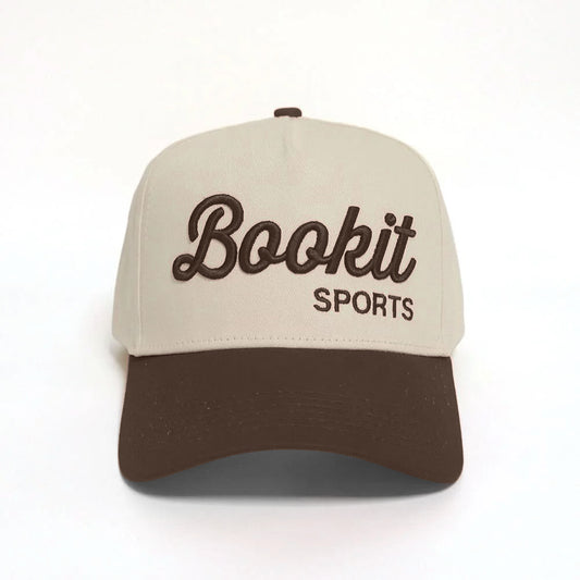 Bookit Brown Script Hat