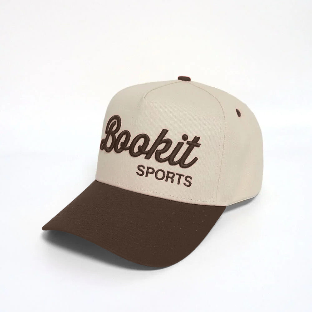 Bookit Brown Script Hat