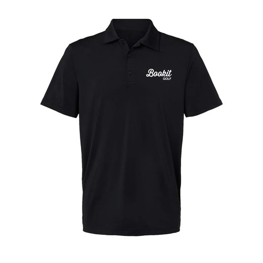 Bookit Golf Black Polo