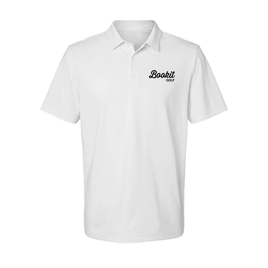 Bookit Golf White Polo